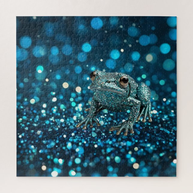 Puzzle Mystique de la grenouille de Bleu Dimentée sur le  (Vertical)