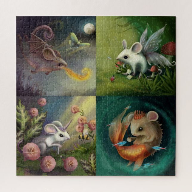 Puzzle mythique de souris (Vertical)