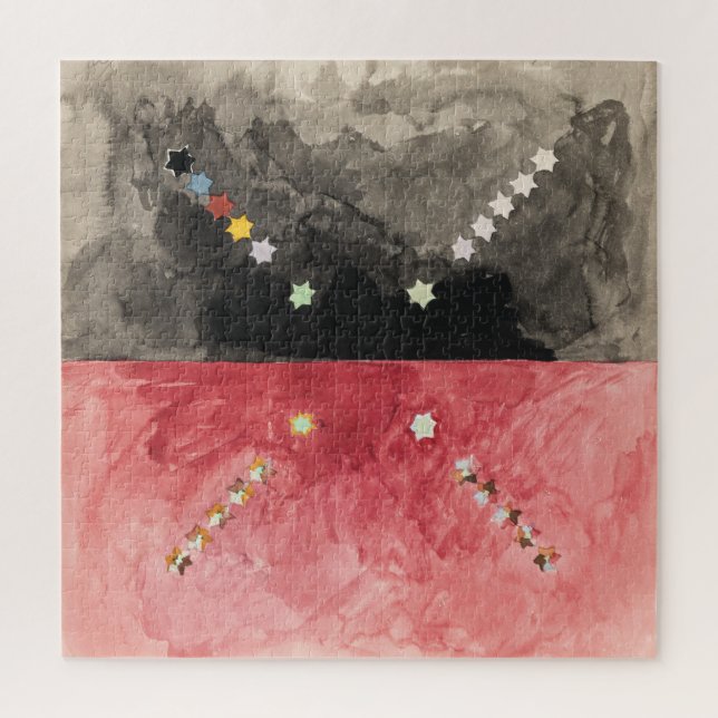 Puzzle N° A (série Atom) | Hilma af Klint | (Vertical)