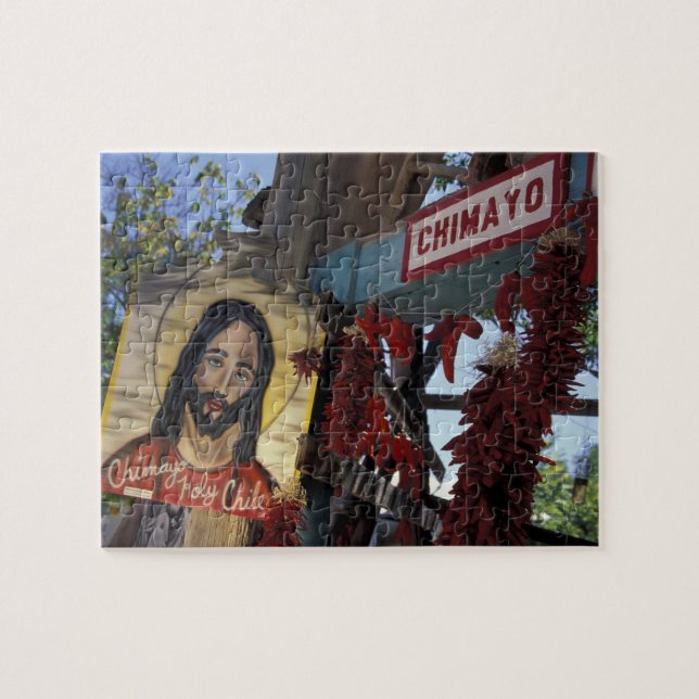 Puzzle NA, États-Unis, Nouveau-Mexique, Père Noël Fe. (Horizontal)