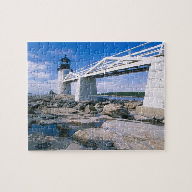 Puzzle NA, USA, Maine, Port Clyde.  Point Marshall (Horizontal)