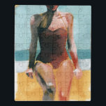 Puzzle Nage vintage - maillot de bain rouge<br><div class="desc">Vintage Swim II par Jennifer Paxton Parker. | 139524GG</div>