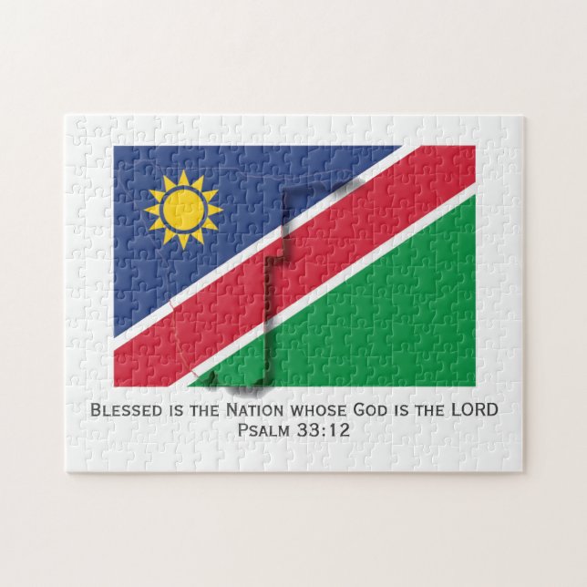 Puzzle NAMIBIE | Blessed Nation | DRAPEAU NAMIBIEN (Horizontal)