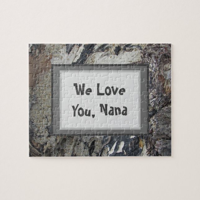 Puzzle Nana Nature Photo Marbré Terre Tone Driftwood (Horizontal)