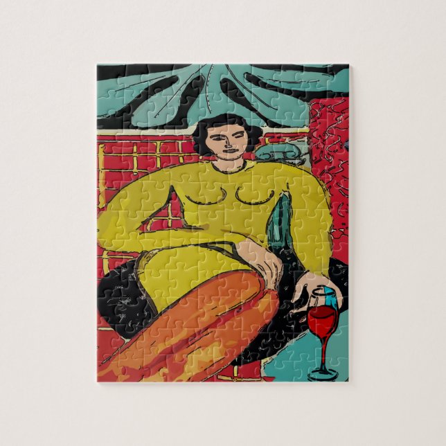 Puzzle Nancy au vin, (Vertical)