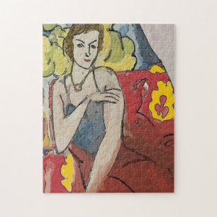 Puzzle Nancy dans la chaise rouge