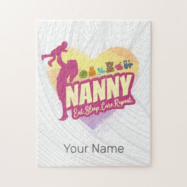 Puzzle Nanny Nursemaid Vintage Babysitter Infirmière de g (Vertical)