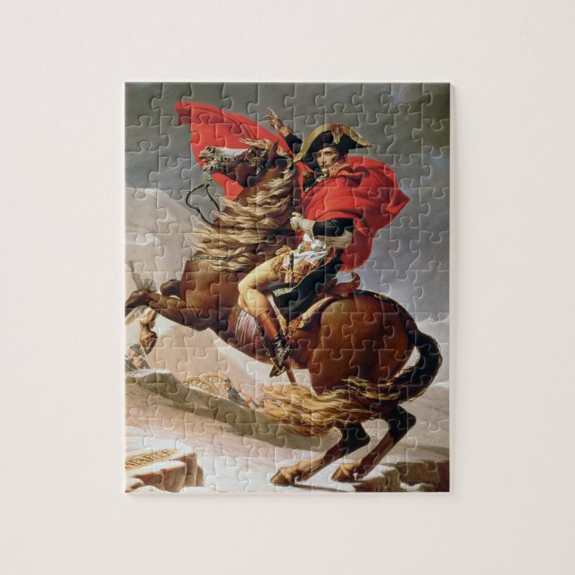 Puzzle Napoléon croisant les Alpes, c.1800 (huile sur la (Vertical)