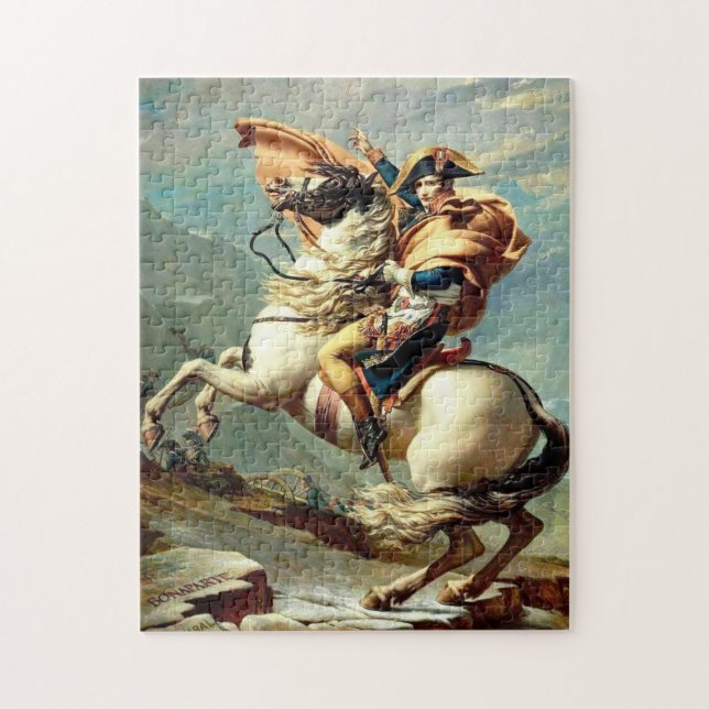 Puzzle "Napoleon Crossing the Alps" Jacques-Louis David, (Vertical)