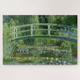 Puzzle Nappes d'eau et pont japonais : Claude Monet