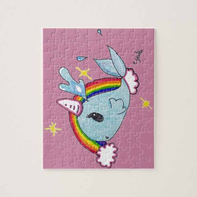 Puzzle narwhal (Vertical)