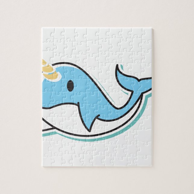 Puzzle Narwhal mignon (Vertical)