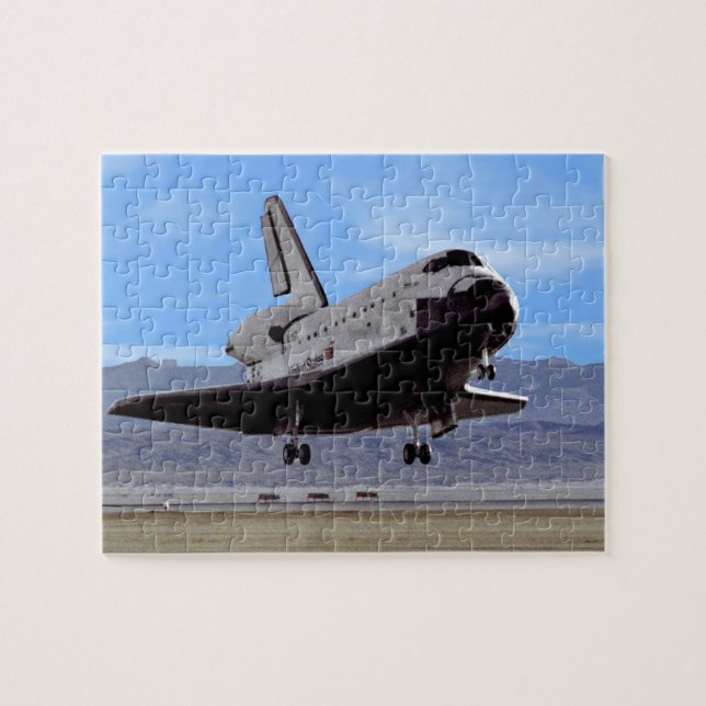 Puzzle NASA Space Shuttle Atlantis Landing Edwards AFB (Horizontal)