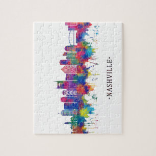 Puzzle Nashville Tennessee Skyline