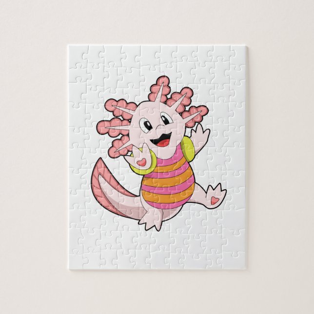 Puzzle Natation Axolotl (Vertical)