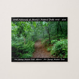 Puzzle National Park Anniversary Hot Springs Mt Trail