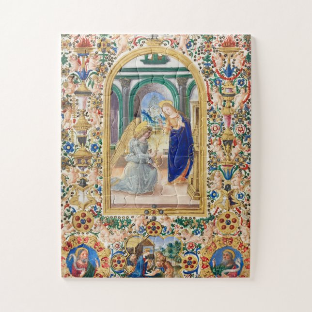 Puzzle Nativité chrétienne religieuse Vintage Noël (Vertical)