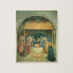 Puzzle Nativité par Fra Angelico<br><div class="desc">Nativité de Fra Angelico, c.1440 présente l'enfant saint (Jésus Christ) couché dans une crèche avec ses parents (Marie et Joseph), entouré de bergers, d'animaux et de sages hommes l'adorant. Mary Magdalene et Joseph sont ornés de halos, tandis que Joseph semble vieilli et a des cheveux gris doux qui révèlent la...</div>