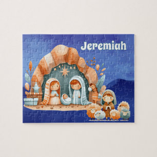 Puzzle Nativité personnalisée