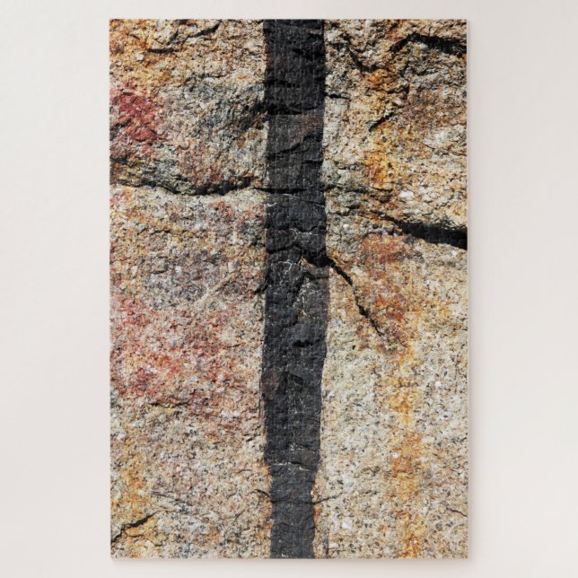 Puzzle Nature Abstraite - Lignes côtières 1 (Vertical)