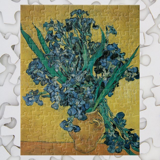 Puzzle Nature morte au vase avec iris de Vincent van Gogh (Créateur téléchargé)