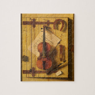 Puzzle Nature morte au violon et partitions de William Ha