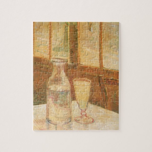 Puzzle Nature morte avec de l'absinthe de Vincent van Gog (Vertical)