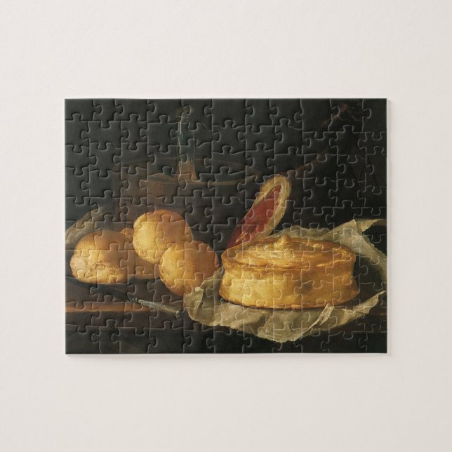 Puzzle Nature morte avec tarte au pain et jambon, Giusepp (Horizontal)