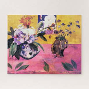 Puzzle Nature morte avec vase en forme de tête Paul Gau