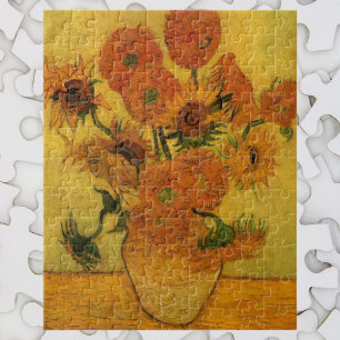 Puzzle Nature morte de Vincent van Gogh Vase avec 15 tour