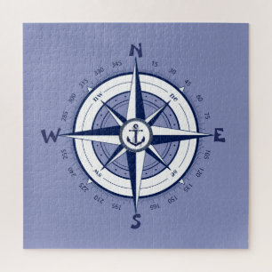 Puzzle Nautical Anchor, Nautical Compass, Celtic circle