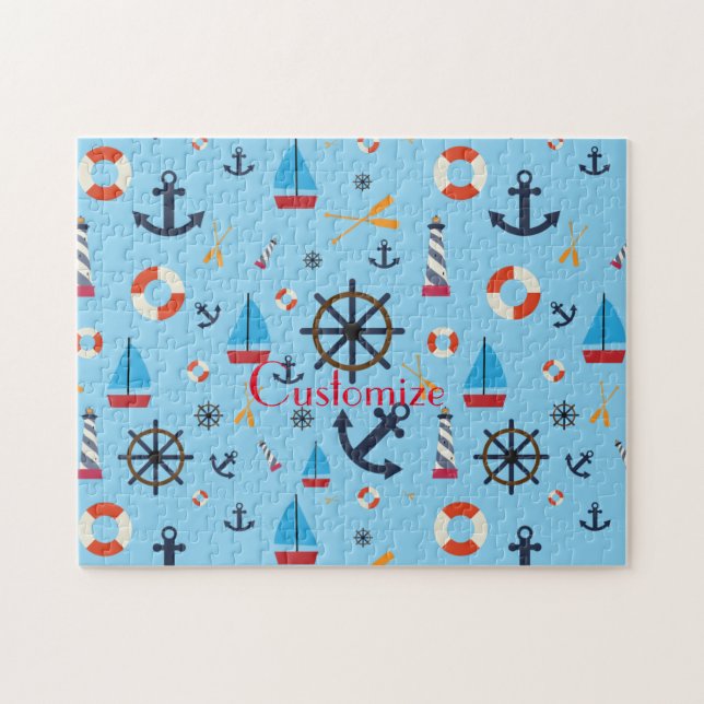 Puzzle Nautical Theme Thunder_Cove  (Horizontal)
