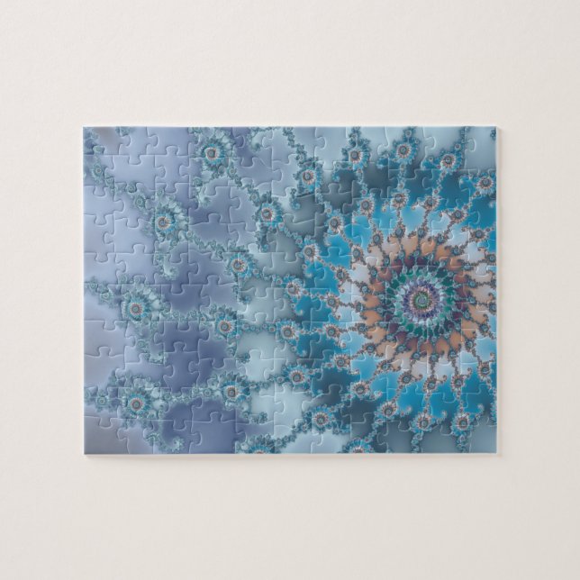 Puzzle Nautilus - Art fractal (Horizontal)