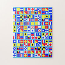 Puzzle nautique de double de drapeau de pirate