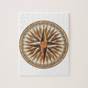 Puzzle Navigation vintage de navigateur de la boussole du
