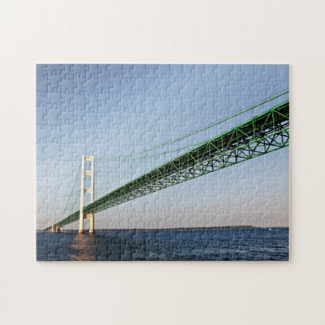 Puzzle Naviguer sous le pont Mackinac (Horizontal)