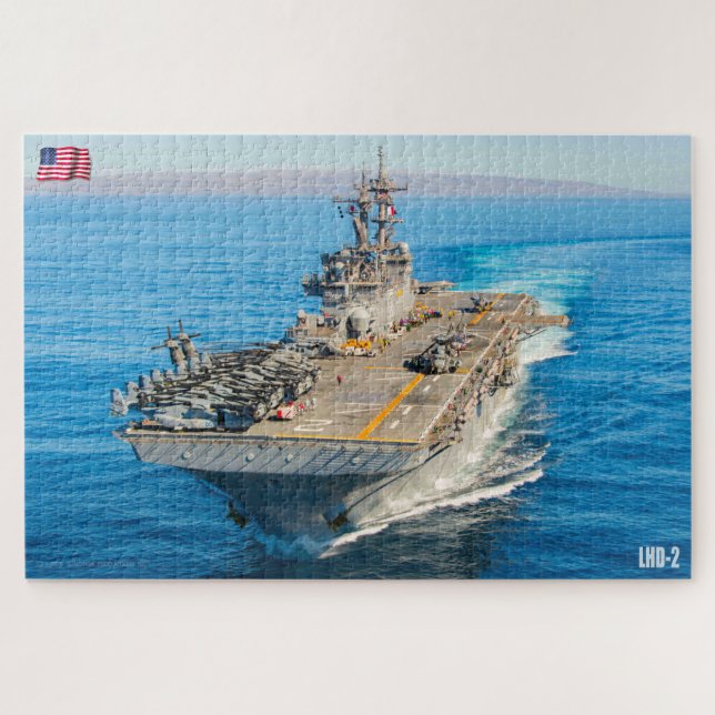 Puzzle NAVIRE D'ASSAUT AMPHIBIEUX - LHD 2 (20 x 30 POUCES (Horizontal)