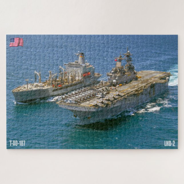 Puzzle NAVIRE D'ASSAUT AMPHIBIEUX - LHD 2 (20 x 30 POUCES (Horizontal)