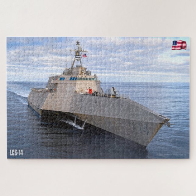Puzzle NAVIRE DE COMBAT LITTORAL - LCS-14 (20 x 30 POUCES (Horizontal)