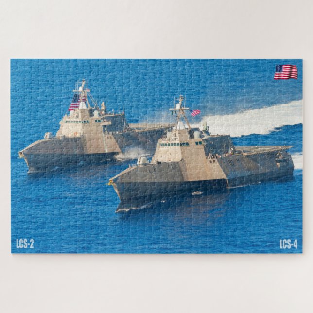 Puzzle NAVIRE DE COMBAT LITTORAL - LCS-2/LCS-4 (20 x 30 P (Horizontal)