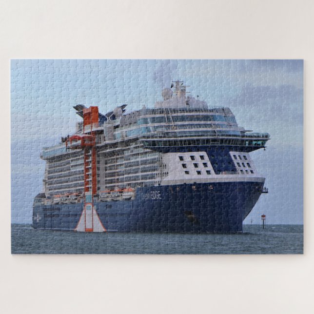 Puzzle Navire de croisière, avant-port (Horizontal)