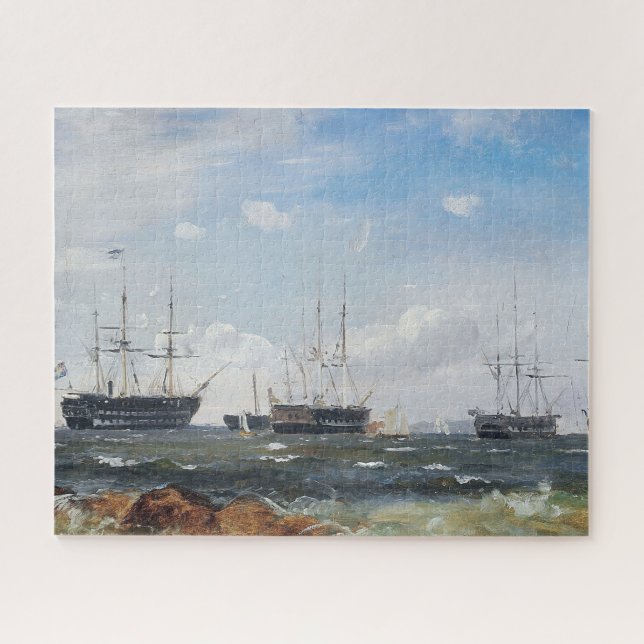 Puzzle Navire de guerre de Göteborg 1861 (Horizontal)