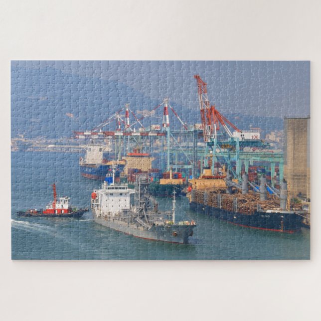 Puzzle Navire et remorqueur Jin Yang (Horizontal)