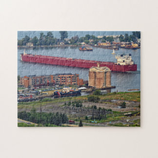 Puzzle Navire quittant la baie à Duluth Minnesota