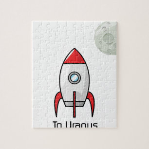 Puzzle Navire spatial et planète