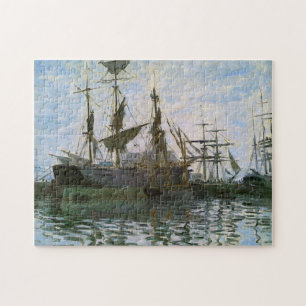 Puzzle Navires à Harbour Monet Fine Art