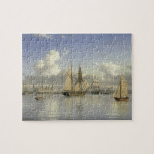 Puzzle Navires de navigation outre de château de