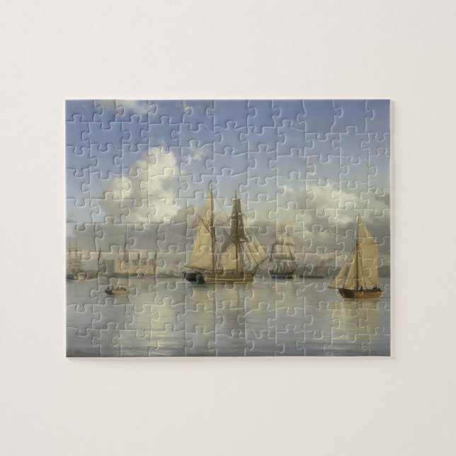 Puzzle Navires de navigation outre de château de (Horizontal)