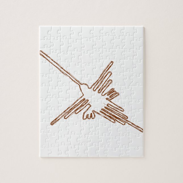 Puzzle Nazca Lines Croquis de colibris (Vertical)