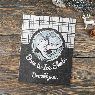 Puzzle Né à Patinage sur glace - Tartan Snowflakes Patina